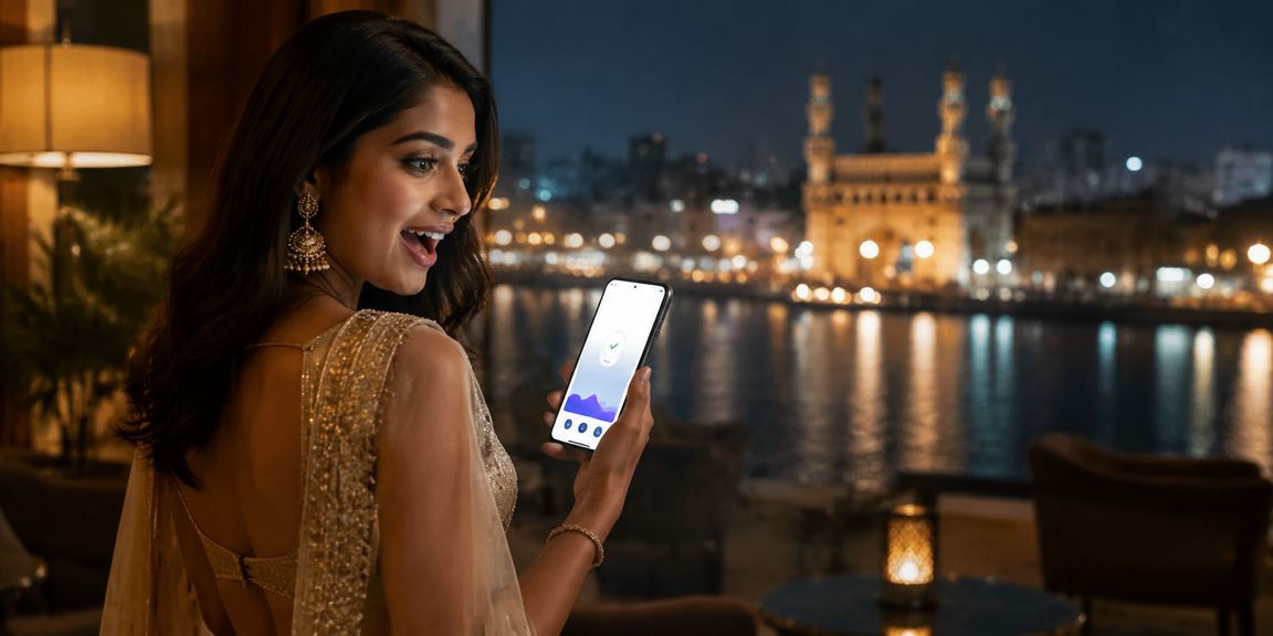 Player enjoying mobile slots game with safe payments in India